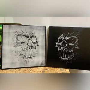 12x12 painted canvas selling as a set